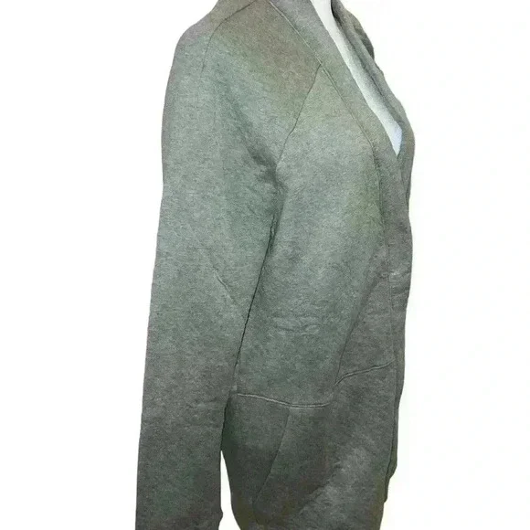 NEW Lunya Lahgo Men’s Restore Double Faced Cardigan Sweater M Green Heather.